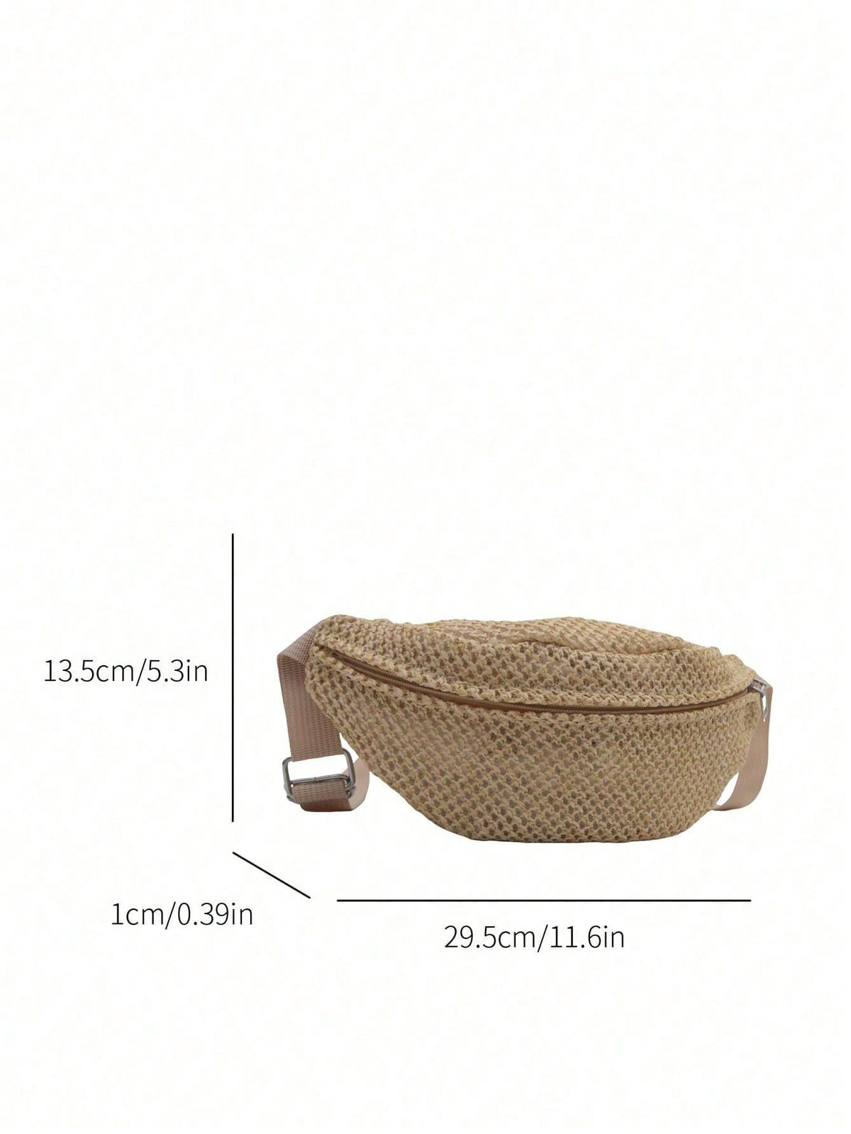 2025 Summer New Woven Chest Bag, Crossbody Bag, Fanny Pack, Travel, Versatile, Beach, Street Style Woven,Straw Bag