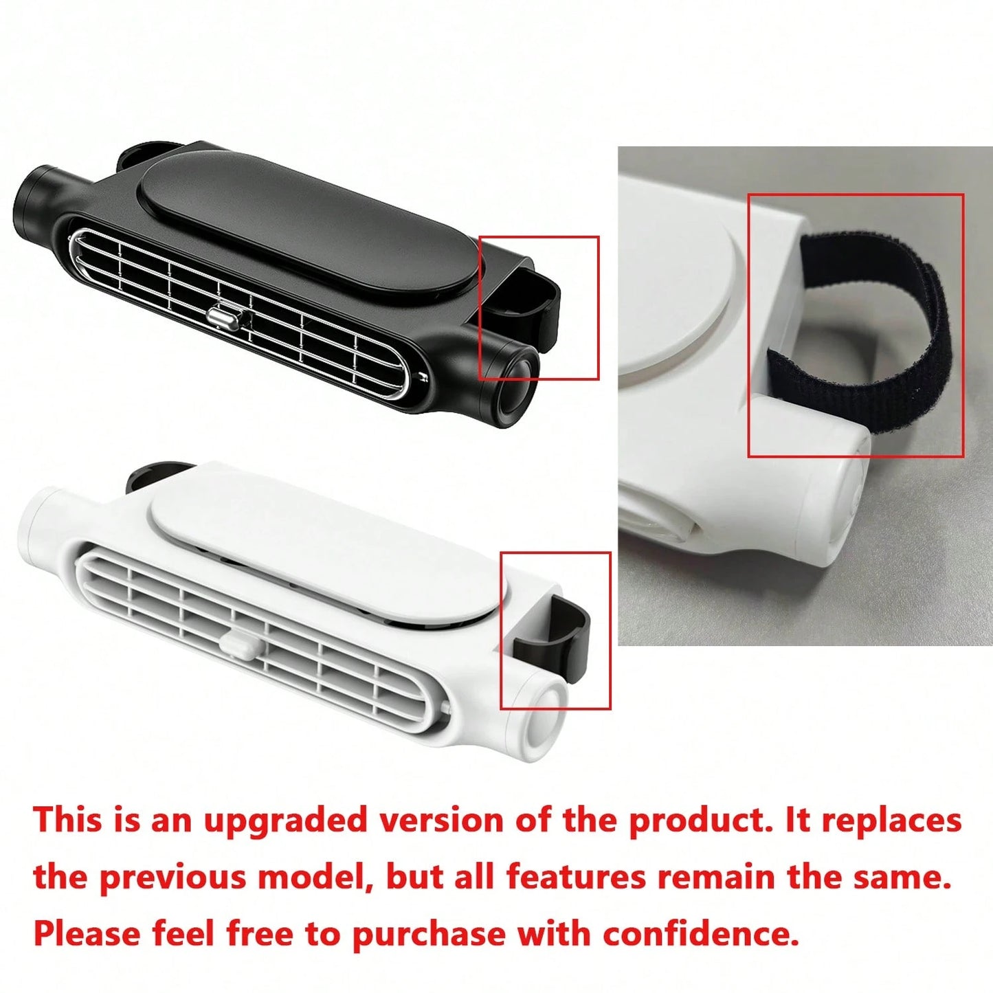 2026 Car Seat Fan, Suitable For Driver Seat And Back Seat, Upgraded Mini Portable USB Back Cooling Fan, Can Replace Ventilated Seats, 3-Speed Wind, Suitable For Most Cars, Vehicles, RVs, Trucks