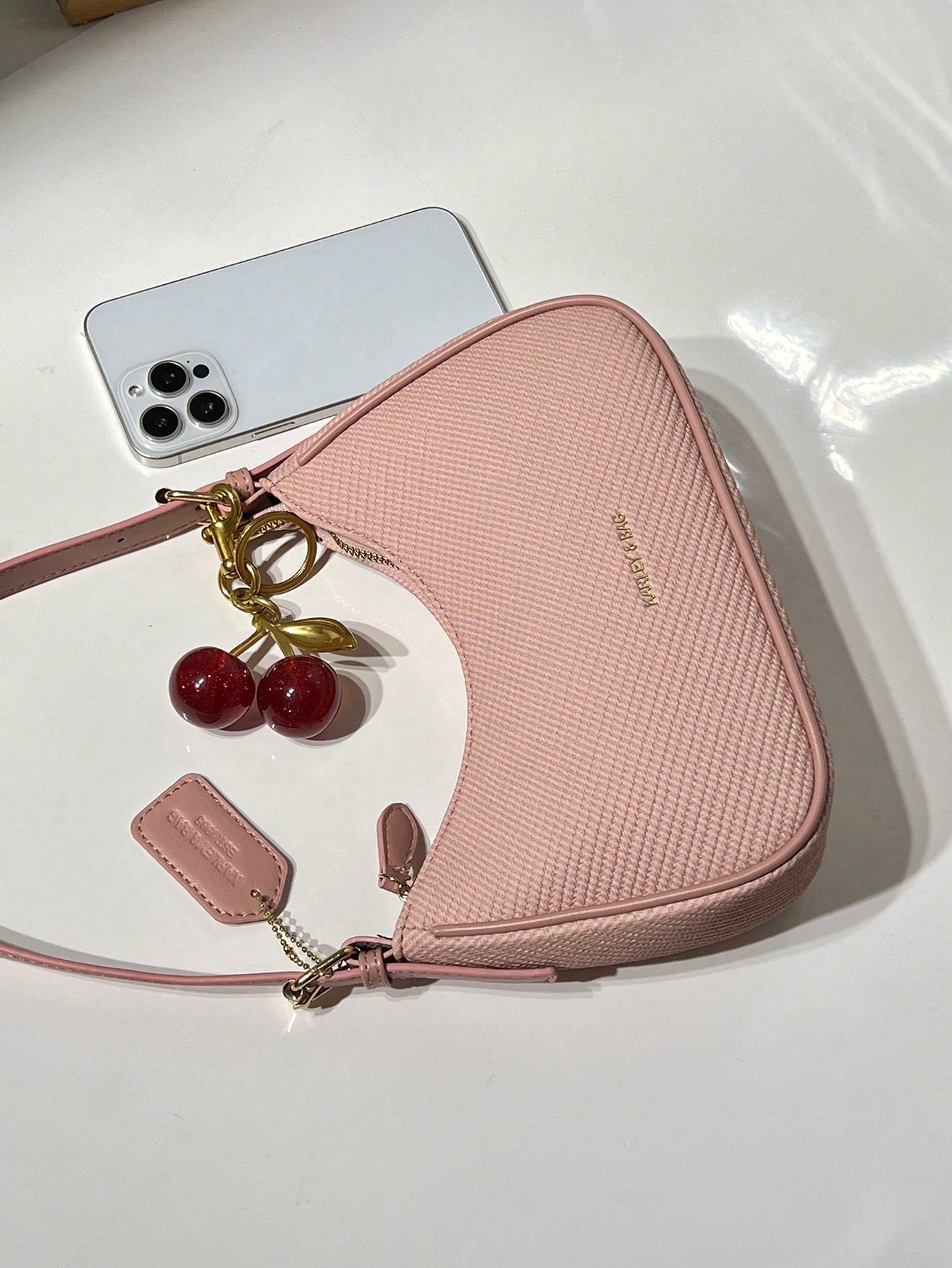 2026 New Fashion Classic Versatile Letter Decor Design Solid Color PU Material Shoulder Bag, Suitable For Shopping, Y2K Underarm Bag, Hot Girl Bag, Valentine's Day Gift