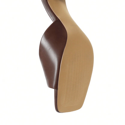 2026 New Summer Style Women Kitten Heel Mule Sandals, Casual Open Toe Slip-On Heeled Sandals For Daily, Dressy & Casual Occasions