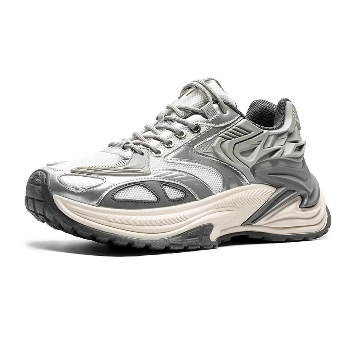 2026 New Thick-Soled Dad Shoes Men, Mesh Sports Shoes, Casual Mechanical-Style Men's Shoes, Sneakers Men