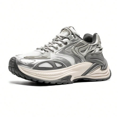 2026 New Thick-Soled Dad Shoes Men, Mesh Sports Shoes, Casual Mechanical-Style Men's Shoes, Sneakers Men