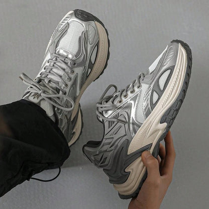 2026 New Thick-Soled Dad Shoes Men, Mesh Sports Shoes, Casual Mechanical-Style Men's Shoes, Sneakers Men