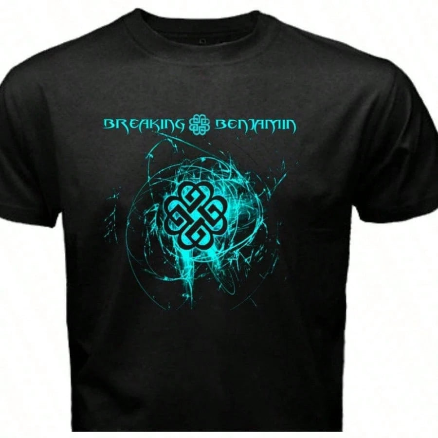 2026 Summer Shirt 1 Pcs Breaking Benjamin T-Shirt Short Sleeve Crafted From Breathable 100 Cotton Perfect For Infusing N