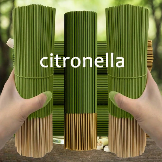 204pcs Scented Lemongrass Oil Lemon Grass Stick-45 Minute Burning Time, Summer Fragrance, Suitable For Home, Camping, Yard, Swimming Pool And Outdoor Activities- Air Purification And Relaxation, Ho