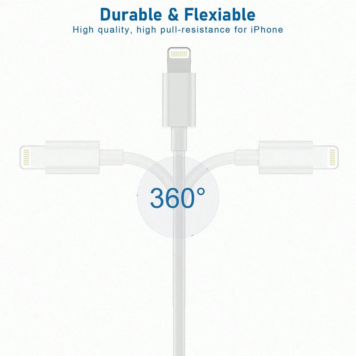 20W Apple Fast Charging Set [USB-C Fast Charging Adapter + 3.3FT/100CM Long USB-C To Apple Lightning Charging Cable Efficient Data Transfer Cable], Compatible With IPhone 14 13 12 Series Portable Char