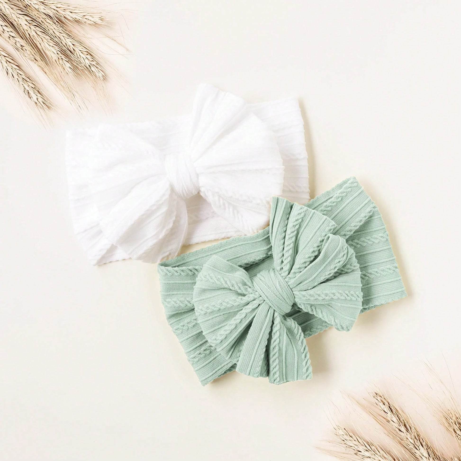 22 PCS Baby Headbands Soft Nylon Hairbands With Bows Girls Hair Accessories For Newborn Infant Toddler Kids Handmade,Baby Bows,Baby Girl Bows