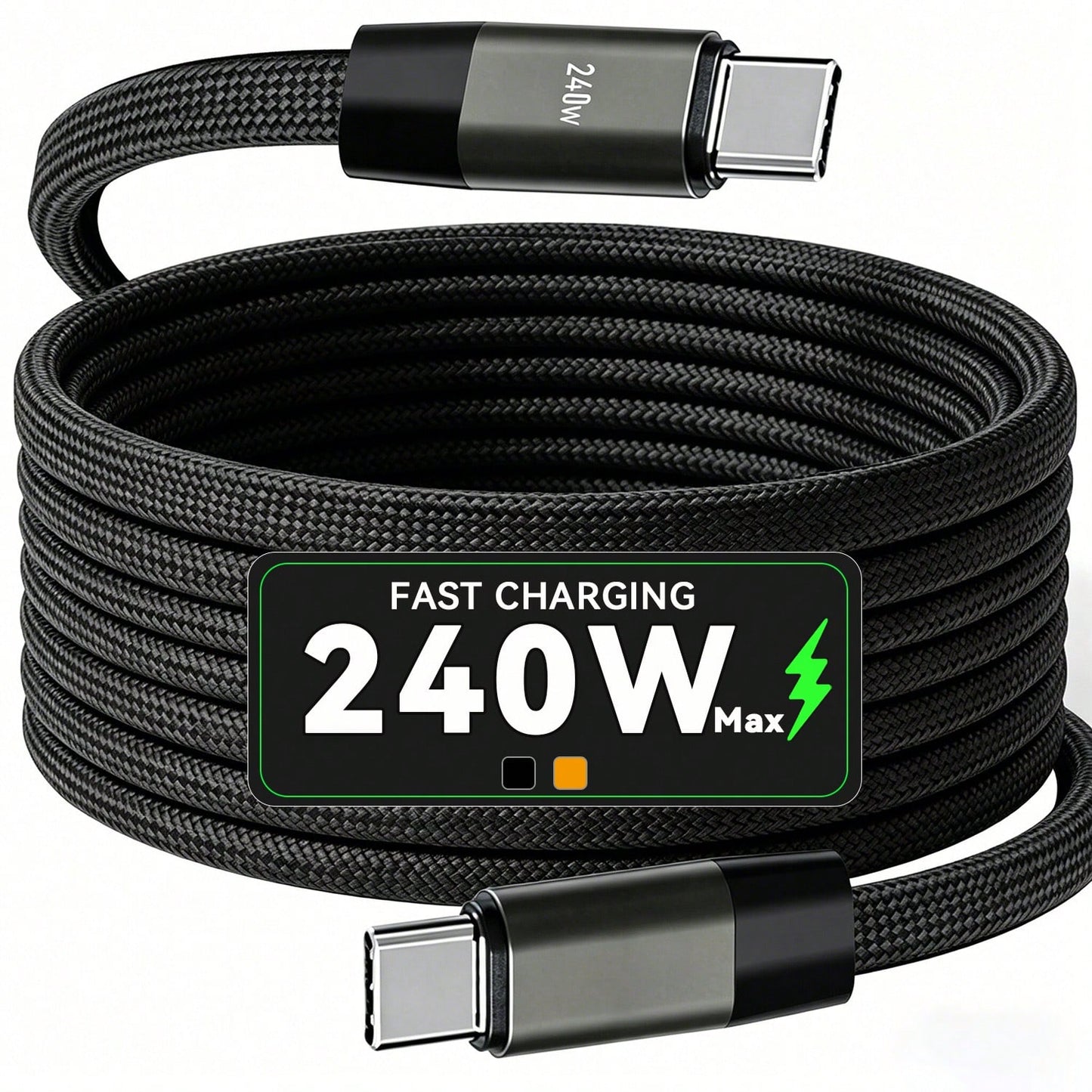 240W Max Fast Charging Cable PD3.1 High Speed Type-C Charger Cable Type-C Cable Compatible With S24 S23 Ultra S22 S21 PD Cable Compatible With Honor Type-C To Type-C Cable Compatible With IPhone 15/16