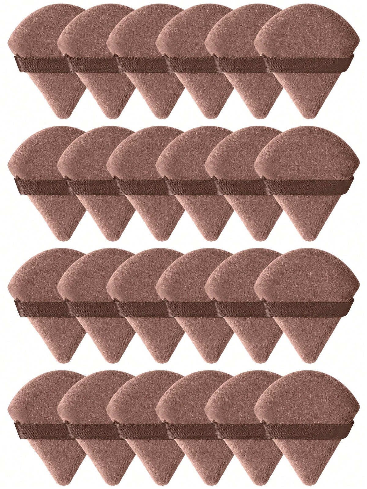 24pcs/15pcs/8pcs/5pcs Triangle Shaped Sponge Puff For Loose Powder Setting And Blending, Soft And Gentle For Face And Body, Velvet Smooth Makeup Sponge Set For Foundation,Makeup,Cheap,Room Decor,Vanit