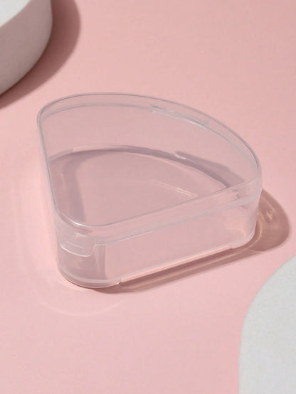 2pcs/4pcs/8pcs/Set Petal Puff Storage Box, Creative Puff Storage Box, Transparent Makeup Sponge Protective Container, Reusable Makeup Storage Box, Makeup Storage, Bathroom Storage, Bedroom Storage, Tr