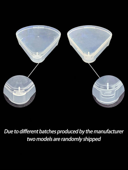 2pcs/4pcs/8pcs/Set Petal Puff Storage Box, Creative Puff Storage Box, Transparent Makeup Sponge Protective Container, Reusable Makeup Storage Box, Makeup Storage, Bathroom Storage, Bedroom Storage, Tr