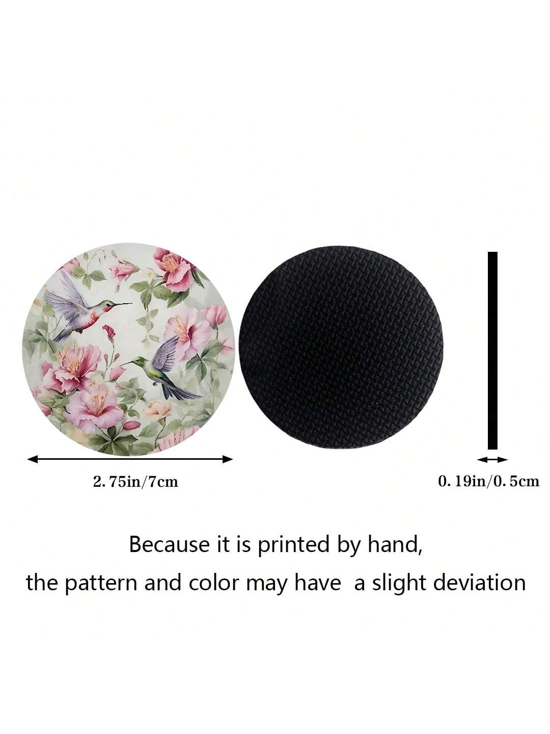 2pcs Car Cup Coaster Stylish & Durable Fast-Drying Non-Slip Car Cup Mat