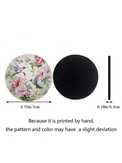 2pcs Car Cup Coaster Stylish & Durable Fast-Drying Non-Slip Car Cup Mat