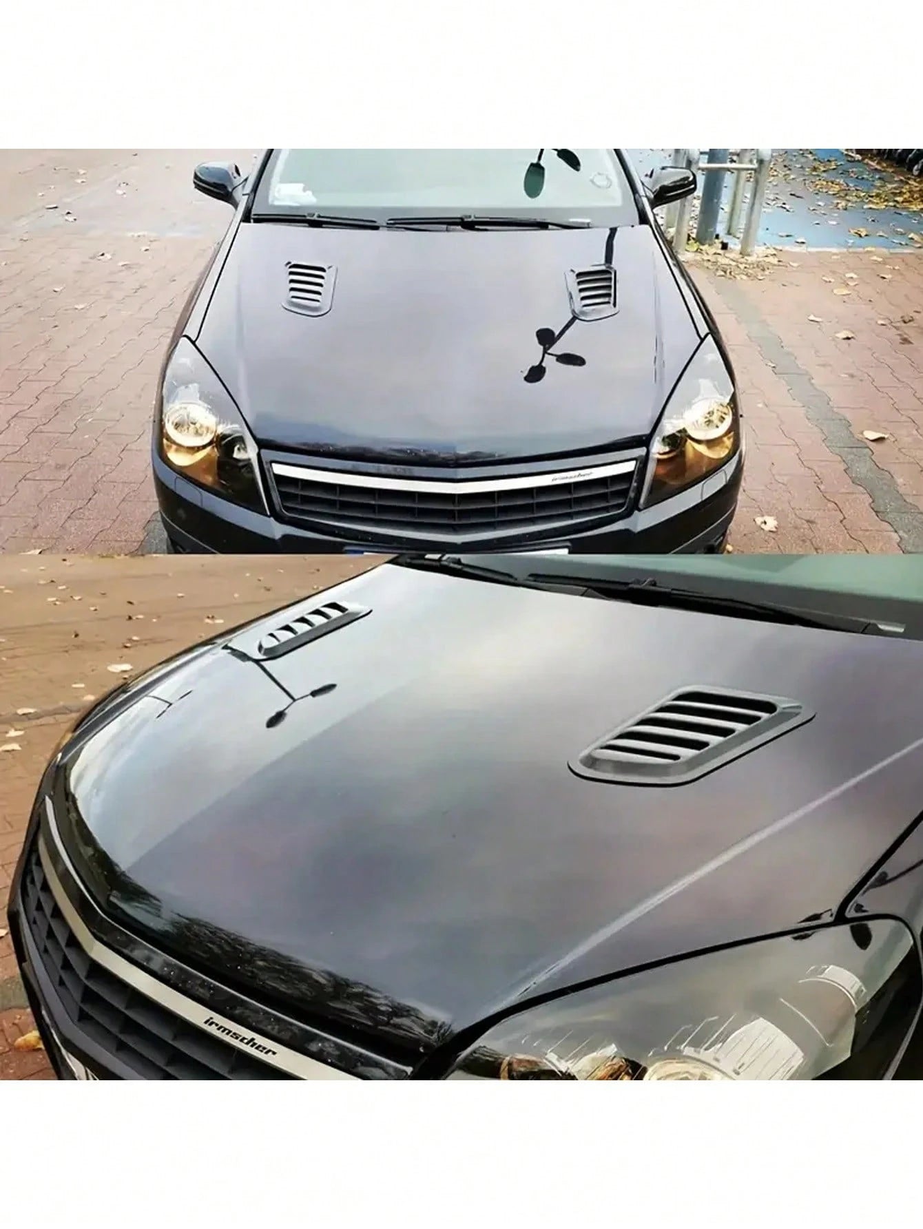 2pcs Car Engine Hood Fake Air Outlet Decoration Personalized Shark Gill Simulation Air Outlet Decoration Car Decoration Accessories ﻿