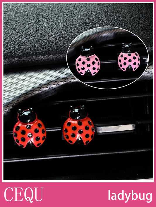 2PCS Car Interior Air Vents, Air Conditioning Decorations, Insect Accessories Add Vitality To The Car Interior