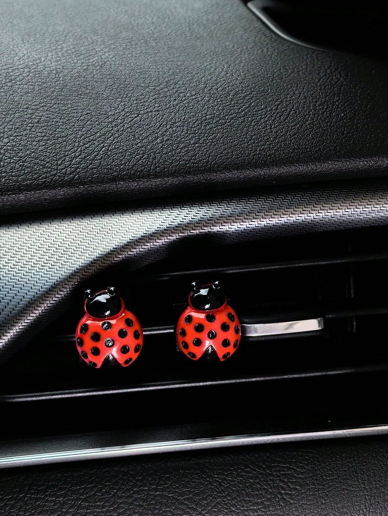 2PCS Car Interior Air Vents, Air Conditioning Decorations, Insect Accessories Add Vitality To The Car Interior