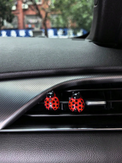 2PCS Car Interior Air Vents, Air Conditioning Decorations, Insect Accessories Add Vitality To The Car Interior