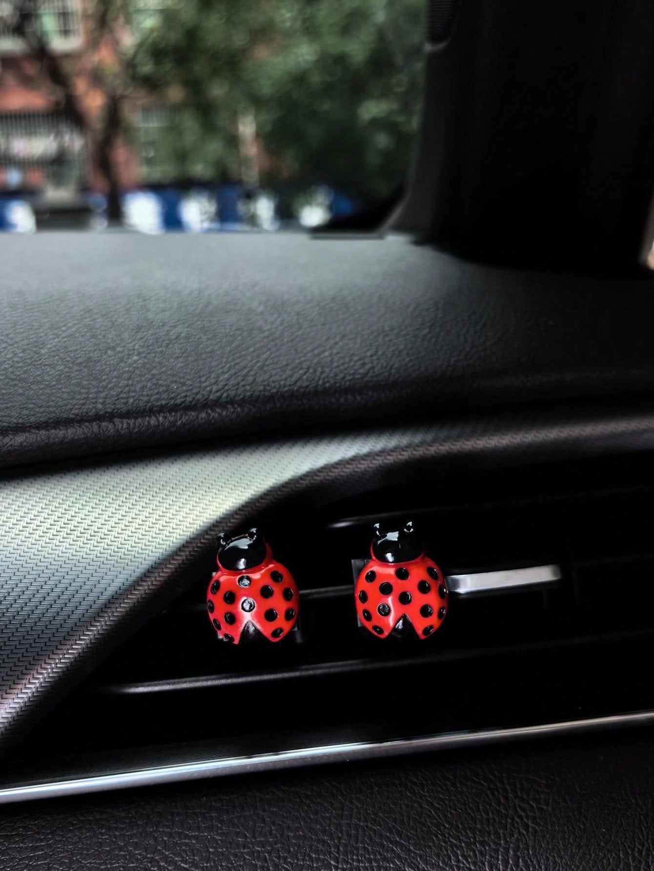 2PCS Car Interior Air Vents, Air Conditioning Decorations, Insect Accessories Add Vitality To The Car Interior