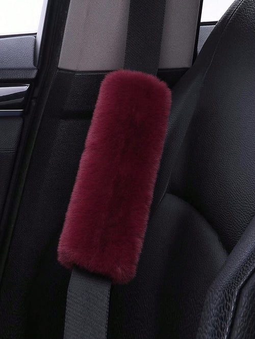2pcs Car Seat Belt Covers, Soft Plush Seat Belt Shoulder Pads, Universal Seat Belt Protector Covers, Car Accessories