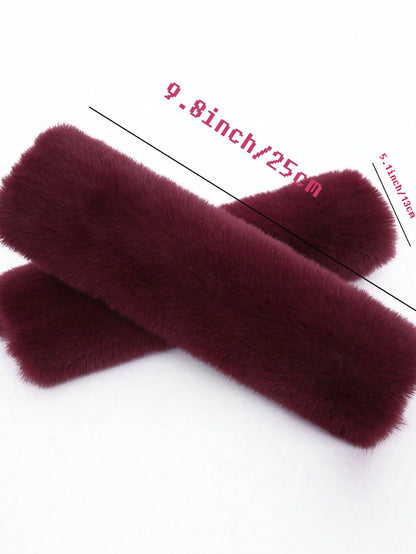 2pcs Car Seat Belt Covers, Soft Plush Seat Belt Shoulder Pads, Universal Seat Belt Protector Covers, Car Accessories