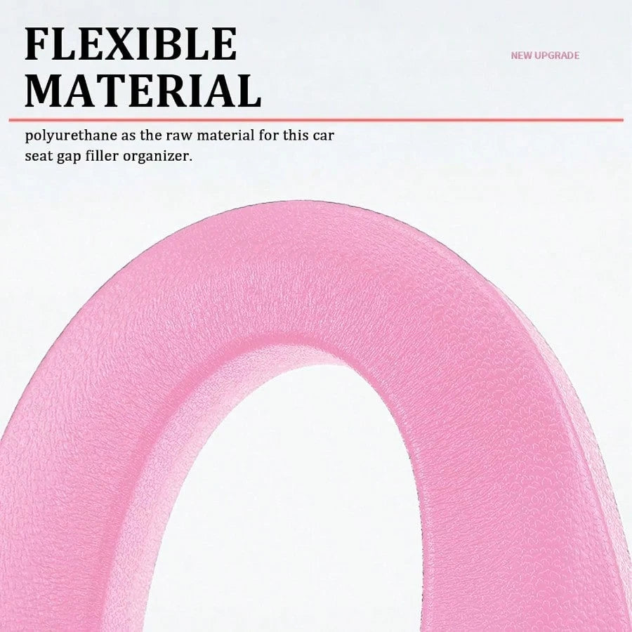2PCS Car Seat Gap FillerFlexible Car Gap Filler Avoids Phones Keys Purses From Falling Provides Gap Filler For Car Universal Car Blocker Between Seats Car Accessories InteriorLW