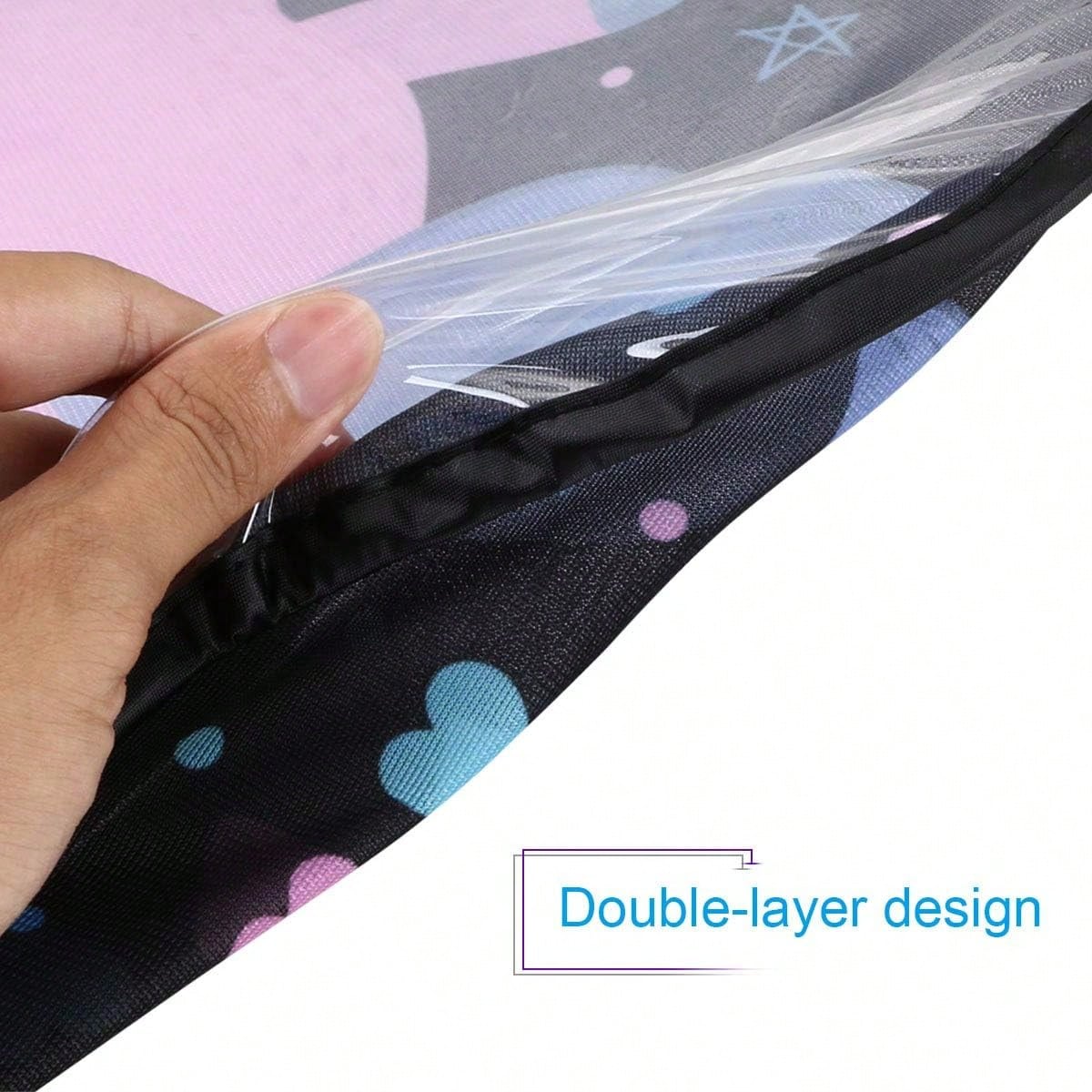 2pcs Cute Forest Animal Pattern Car Sun Shades- UV Protection, Made Of Polyester Fiber, Suitable For Sun Shading Decor, Anti-UV| Interesting Design| Easy Installation, Universal Fit For Sedan And S