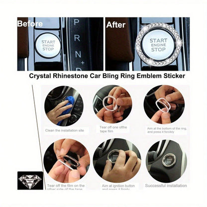 2PCS Diamond Rhinestone License Plate Frame, Sparkling Stainless Steel With Bow Decoration, Women's Exclusive Car Accessories, Luxury Black Crystal Design, Fashion Accessories, Fashion Auto Decor, Bir