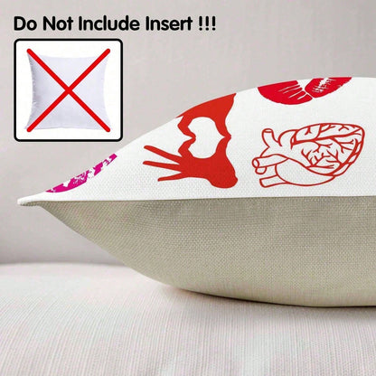 2pcs Fall Football Maple Leaves Throw Pillow Covers 18x18 Inch, Seasonal Autumn Thanksgiving Harvest Cushion Case Decoration For Sofa Couch, 100% Polyester Pillow Covers ( Do Not Include Insert)