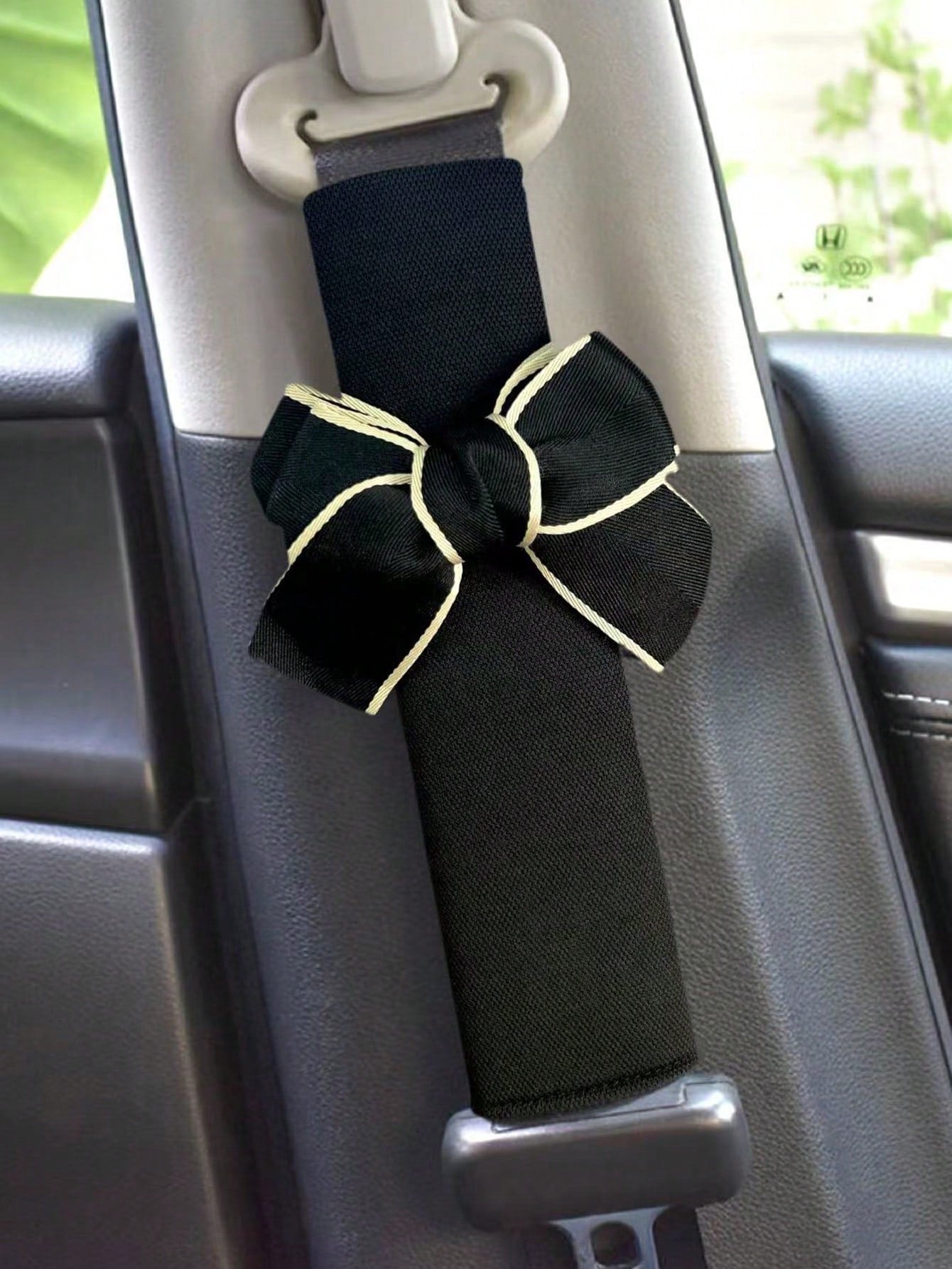2pcs Full Shoulder Protector, Summer Cartoon Cute Pair, Extended Car Decoration Kit, Car Interior, Car Accessories Women