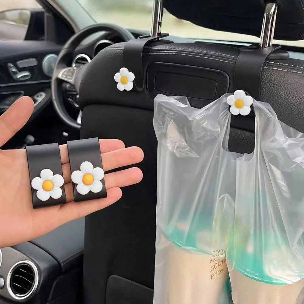 2pcs Hidden Car Seat Back Hooks, Multi-Functional Creative Small Hangers