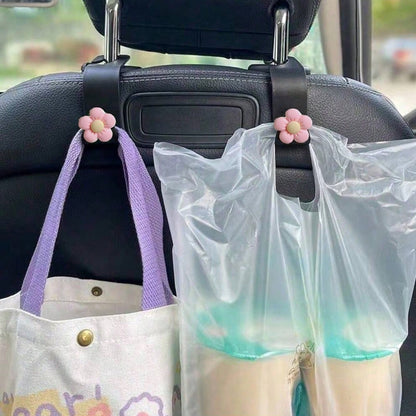 2pcs Hidden Car Seat Back Hooks, Multi-Functional Creative Small Hangers