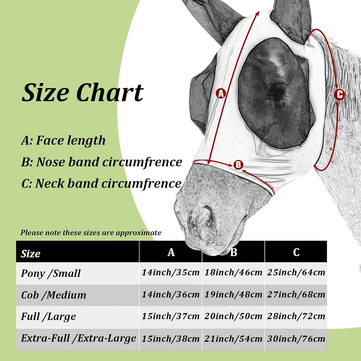 2pcs Leopard Print Horse Face Mask, M/L Size Optional, Comfortable Horse Face Mask With Ears, UV Protection And Sun Protection, Soft And Lightweight, Breathable, Mosquito And Fly Proof