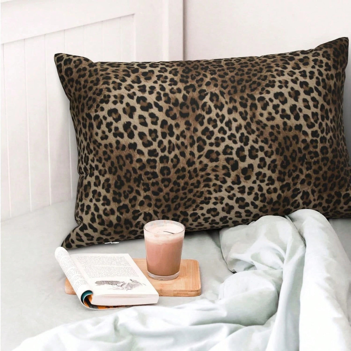2pcs Leopard Print Pillow Covers, Soft & Comfortable Leopard Pillowcases, Animal Skin Leopard Print, Modern Decorative Throw Pillow Covers, Cabin Decor, Sofa Room Cushion Covers (16x16 Inch, 18x18 Inc
