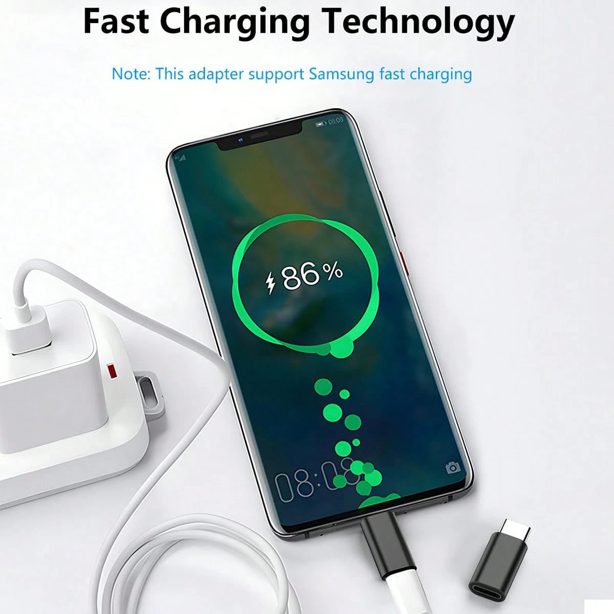 2pcs Lightning To Type C Adapter Compatible With Iphone 17 Pro Max/17 Pro/17/16 Pro Max/16 Pro/16 Plus/16/15 Pro Max/15 Pro/15 Plus/15, (No Data/Audio Transfer, Charging Only)