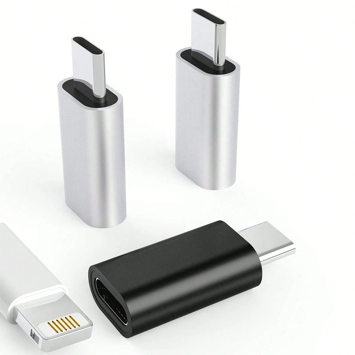 2pcs Lightning To Type C Adapter Compatible With Iphone 17 Pro Max/17 Pro/17/16 Pro Max/16 Pro/16 Plus/16/15 Pro Max/15 Pro/15 Plus/15, (No Data/Audio Transfer, Charging Only)