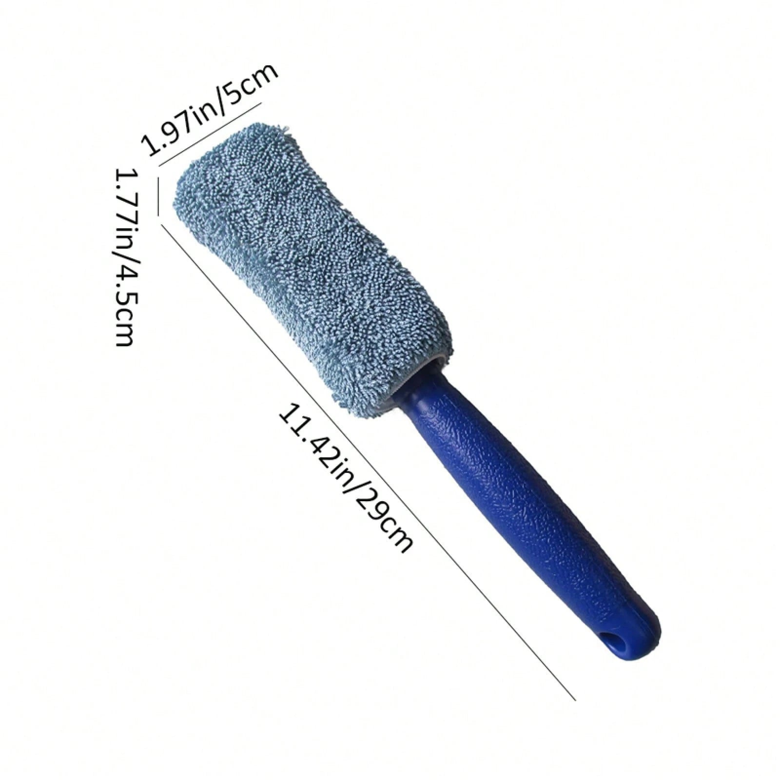 2Pcs Long Handle Tire Brush, Car Wheel Rim Cleaning Scrubber, Microfiber Auto Detailing Brush For Rims, Engine, Exhaust, Motorcycle, Bicycle, Truck SUV, Car Care Supplies, Garage Cleaning Tools