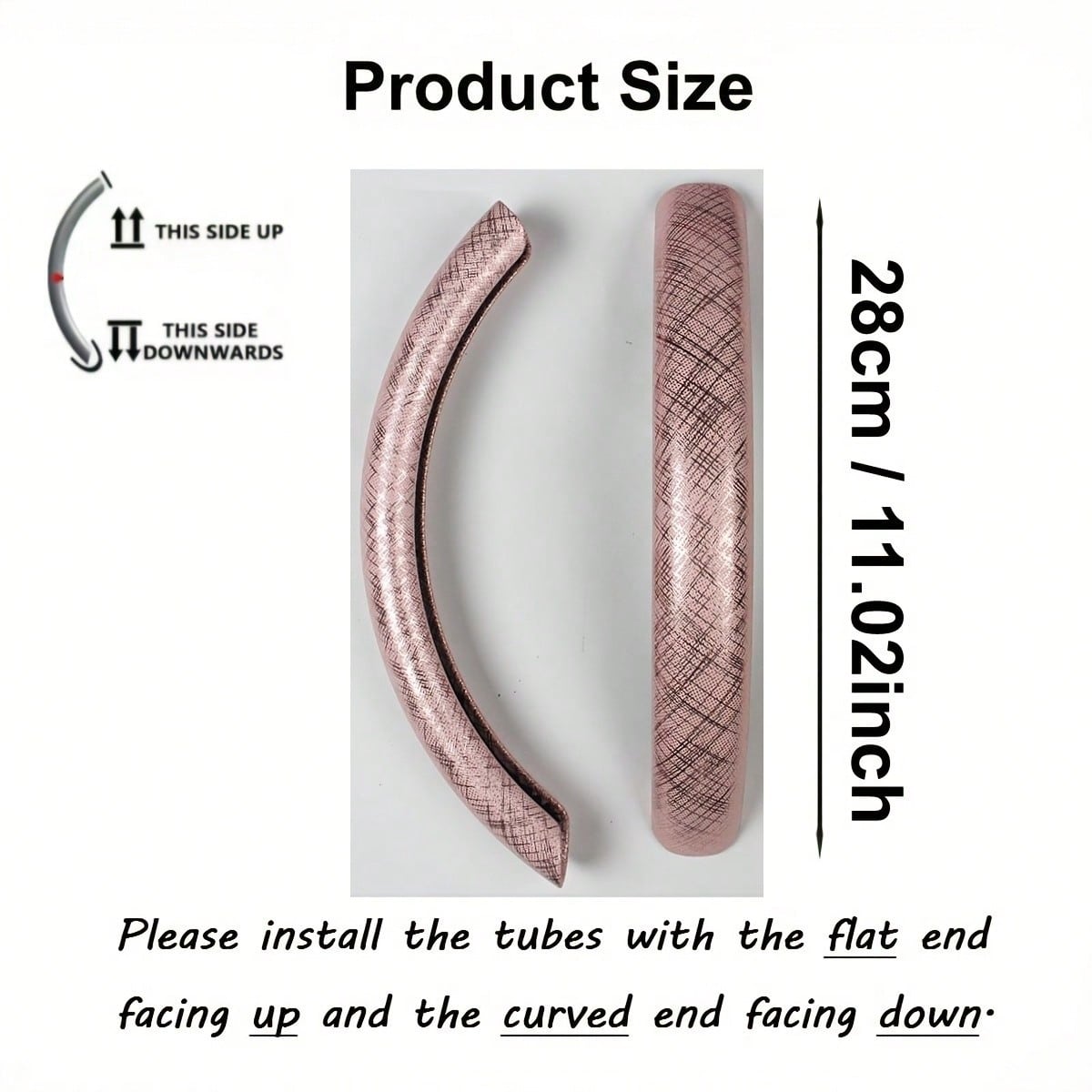 2pcs Personalized Non-Slip Steering Wheel Cover- Faux Gold Silk Fabric Pattern + Easy Installation + No Inner Ring, For Car/MPV/SUV/RV/Pickup/Van/D-Shape/O-Shape/Round Steering Wheel