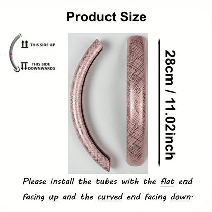 2pcs Personalized Non-Slip Steering Wheel Cover- Faux Gold Silk Fabric Pattern + Easy Installation + No Inner Ring, For Car/MPV/SUV/RV/Pickup/Van/D-Shape/O-Shape/Round Steering Wheel