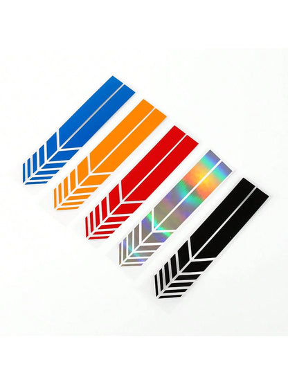 2pcs Rear View Mirror Stickers Universal Car Styling PET Sticker Rearview Mirror Decoration Decal Stripe Car Accessories