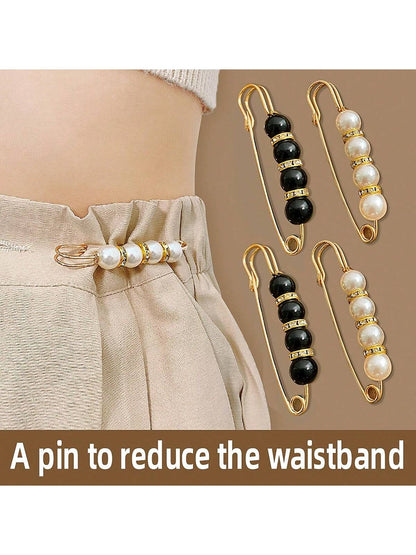 2pcs Removable Waist Adjustment Buckles, Smaller Waist Pins, Trouser Adjustment Buckles, Anti-Light Clasps, Brooches, Women's Pins To Fix Clothes