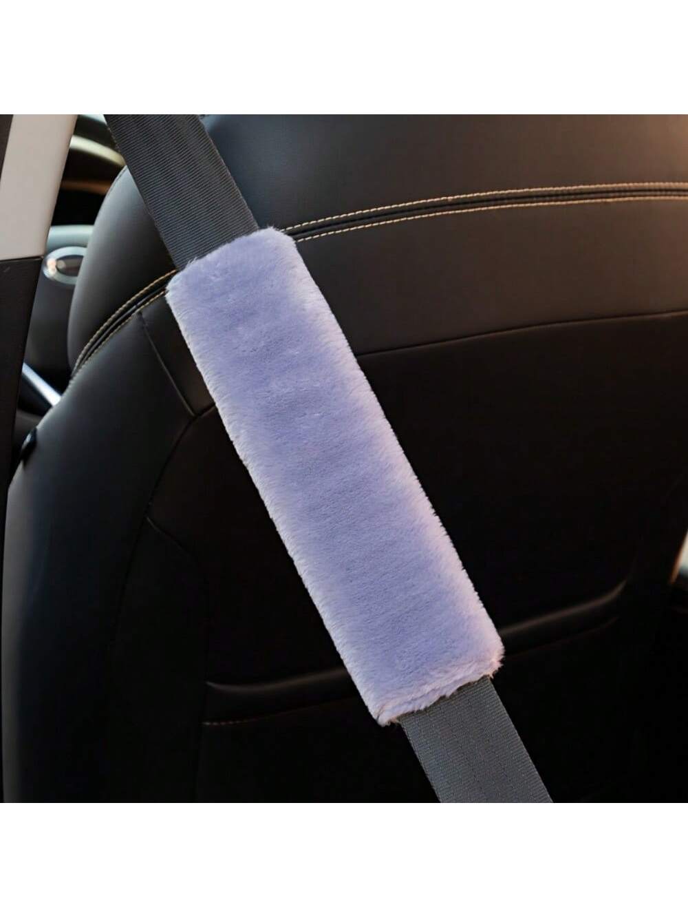 2pcs Seat Belt Cover Pads, Seatbelt Cushion, Soft Seat Belt Shoulder Strap Cover, Comfort Harness Pad, Front Seat Compatible- Soft And Cozy Car Interior Accessories