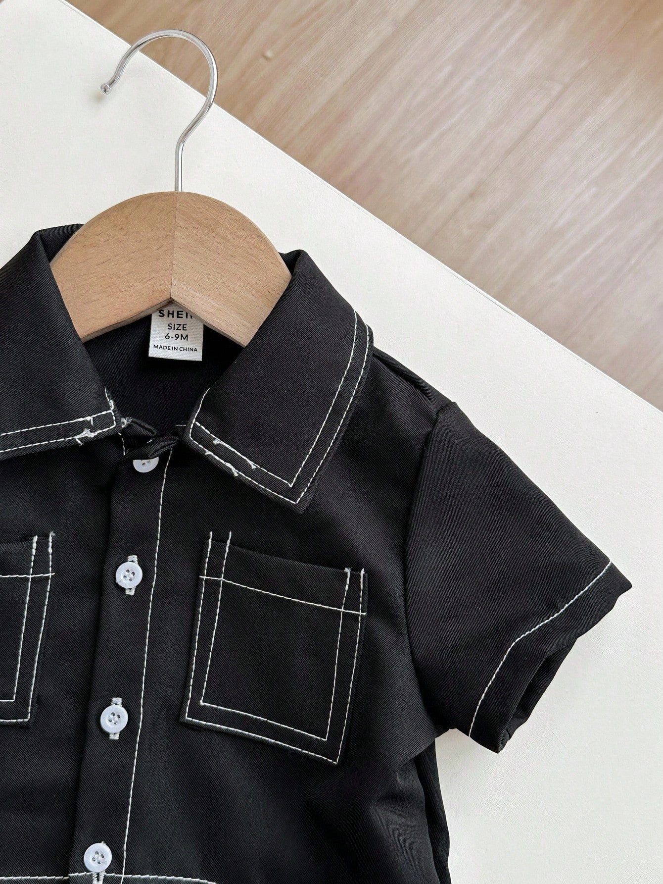 2pcs/Set Baby Boy/Girl Casual School Chic Oversized Top/Shirt With Elastic Waist Shorts Outfit, Suitable For Spring/Summer Indoor And Outdoor Wear