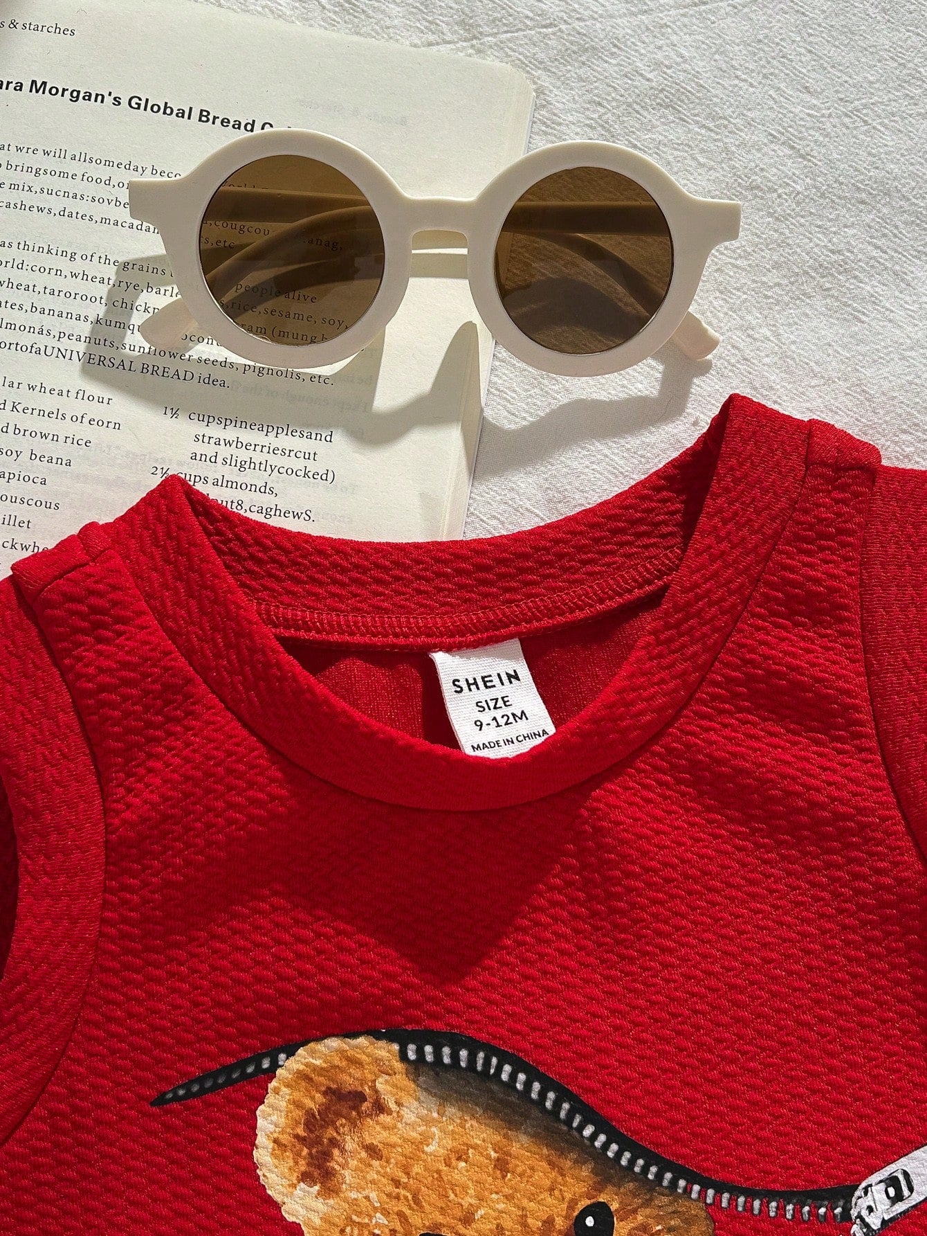 2pcs/Set Baby Boy Summer Casual Cute Cartoon Bear Pattern Hooded Vest&Shorts Set,Kids Outfit For Outfits Toddler Clothes