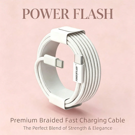 3.3ft/1m Nylon Braided USB-C To Type-C Fast Charging Data Cable, Compatible With IPhone 17/16/15/Pro/Pro, And Other Android Phones, Supports 60W~18W Fast Charging, Suitable For Indoor/Outdoor/Travel A