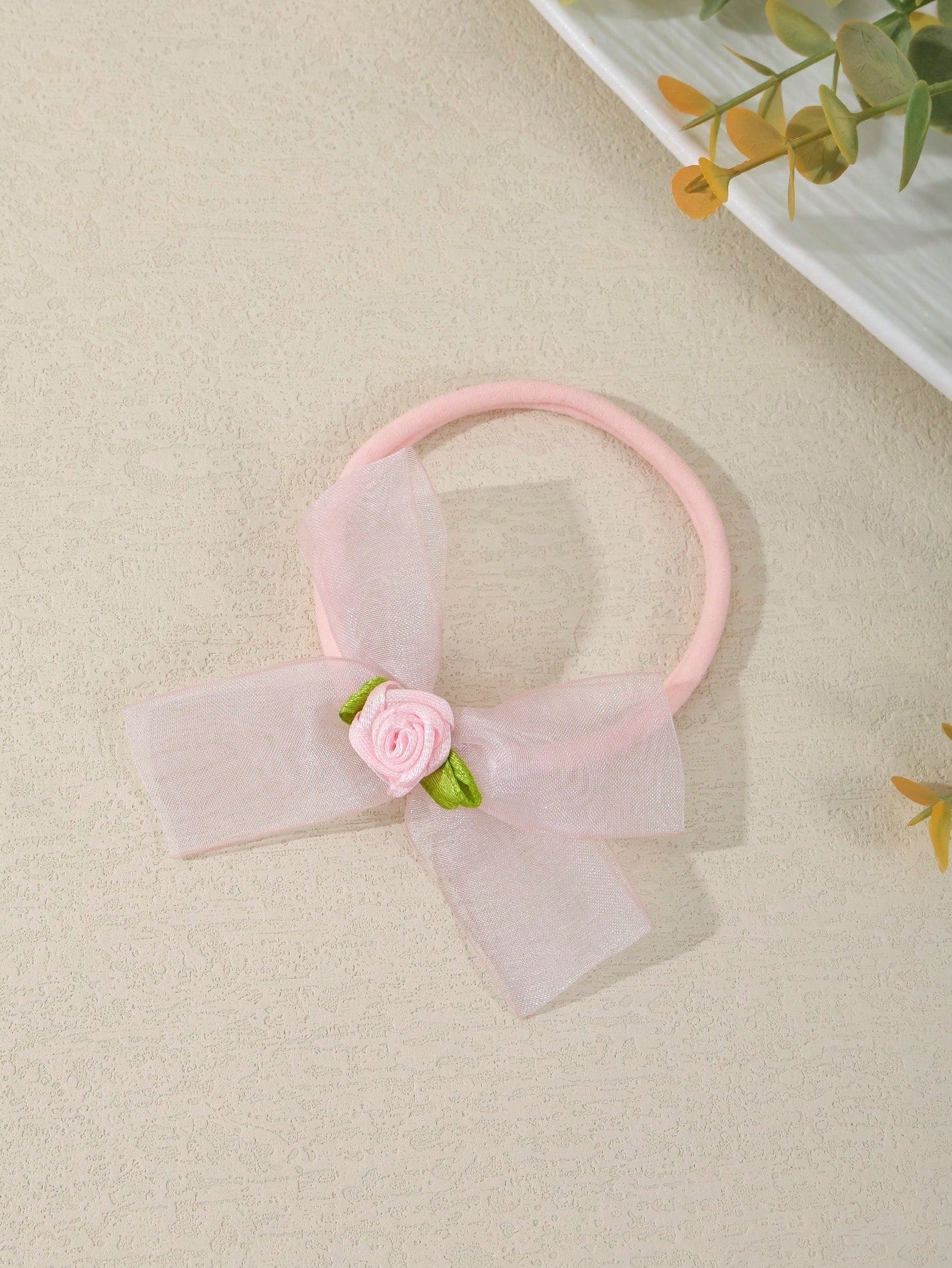 3/4/7pcs Set New Handmade Tulle Bow Baby Headbands, Cute 3D Flower & Bow Design Soft Comfortable Seamless Princess Hair Accessories (Excluding Display Card)