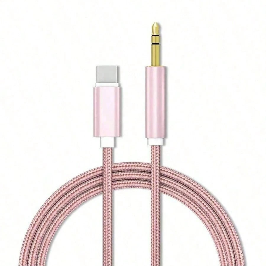 3.5mm AUX Stereo Audio Cable Adapter For Car Home Stereo/Speakers/Headphones, Compatible With IPhone 15 Pro Max/15 Pro/15 Plus/15, S25/S24/S23/S22/S21/S20 Ultra Plus Car Audio Connector