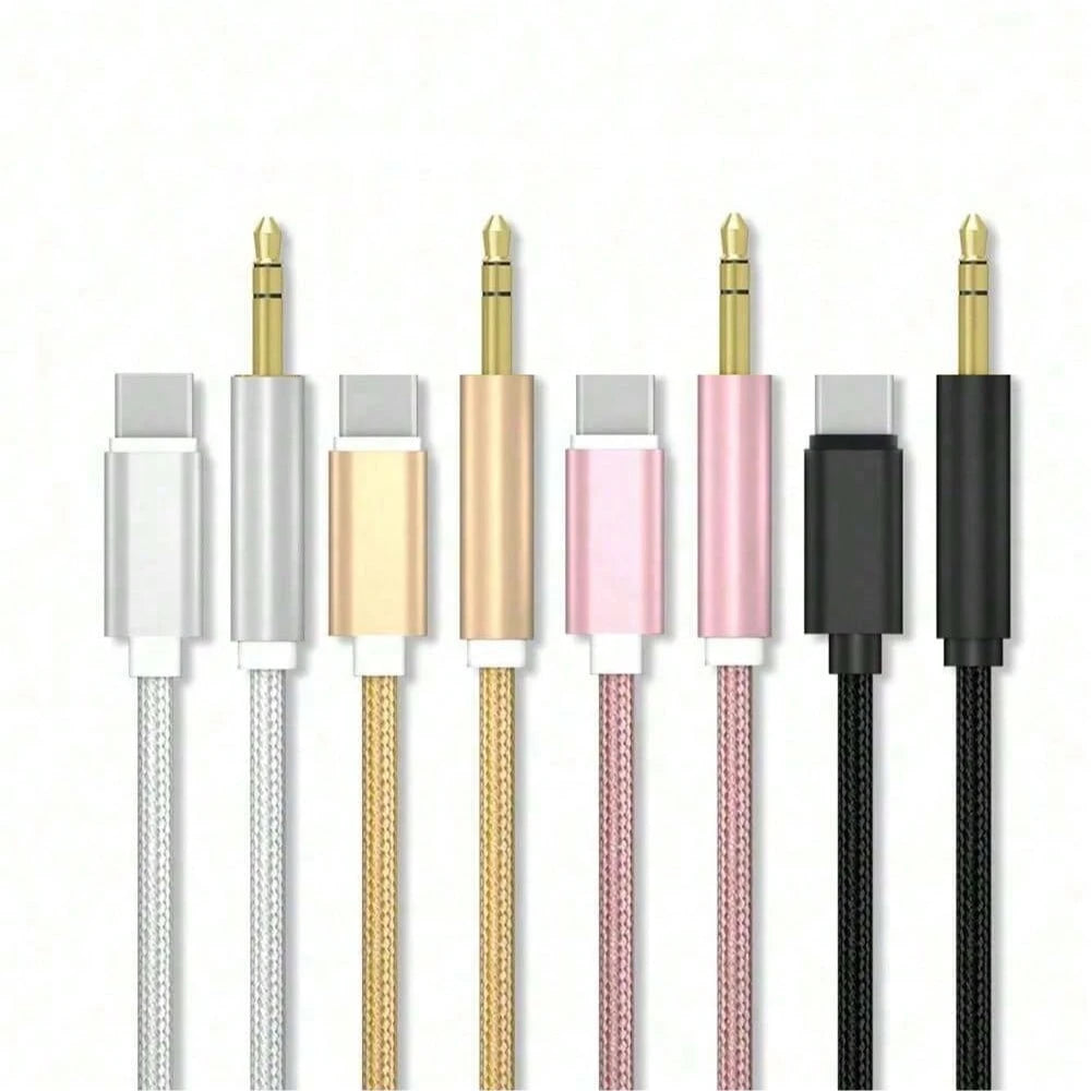 3.5mm AUX Stereo Audio Cable Adapter For Car Home Stereo/Speakers/Headphones, Compatible With IPhone 15 Pro Max/15 Pro/15 Plus/15, S25/S24/S23/S22/S21/S20 Ultra Plus Car Audio Connector