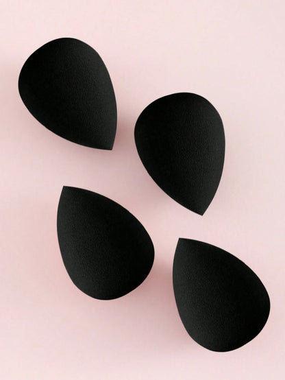 30/20/15/10/8//6/5/3/2pcs Multi-Functional Black Makeup Sponges, Liquid/Cream/Powder Seamless Smooth Makeup Sponges, Water Drop Shaped Makeup Sponges, Dry And Wet Use Makeup Tools, Multi-Functional Ma