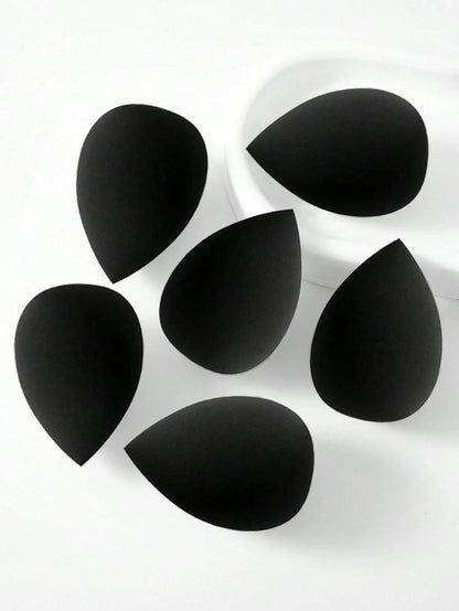 30/20/15/10/8//6/5/3/2pcs Multi-Functional Black Makeup Sponges, Liquid/Cream/Powder Seamless Smooth Makeup Sponges, Water Drop Shaped Makeup Sponges, Dry And Wet Use Makeup Tools, Multi-Functional Ma