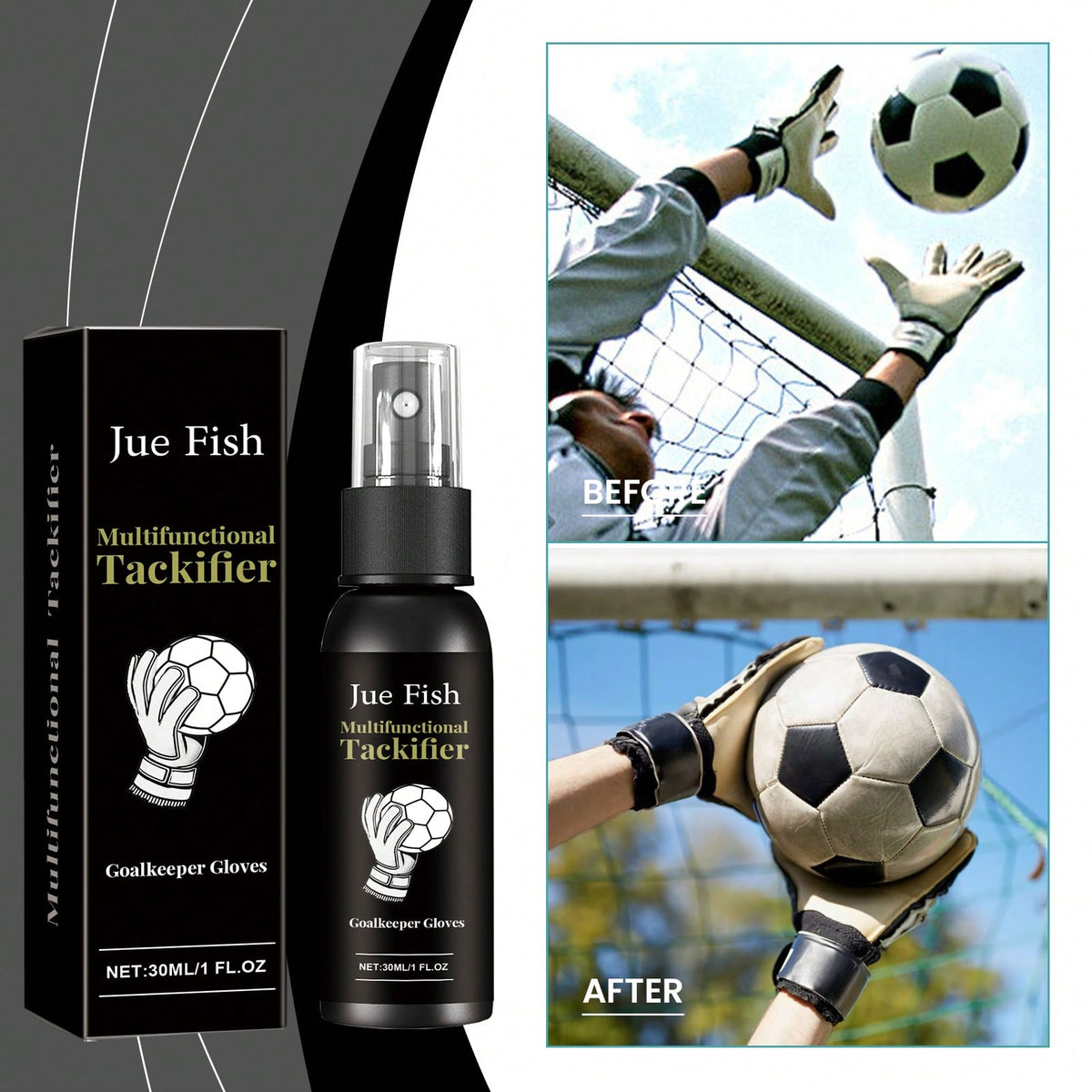 30ml/Box Goalkeeper Glove Grip Spray, With Adhesive Spray, Increases Glove Tack And Grip Strength, Wedding Gift, Birthday Gift, Football